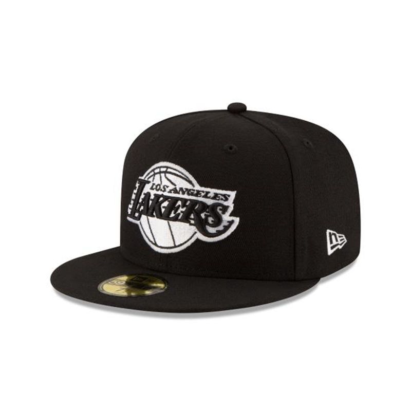 NBA Los Angeles Lakers 59Fifty Fitted (LUW4360) - Black New Era Caps